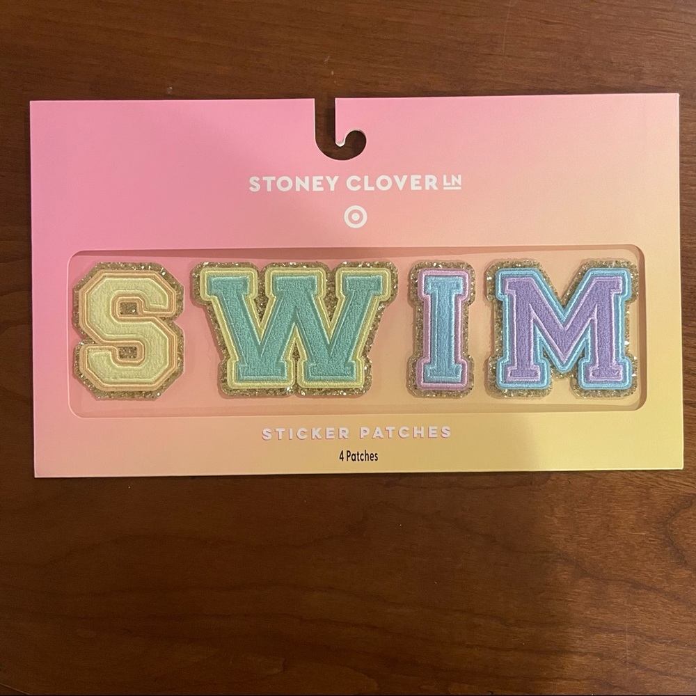 Stoney Clover Lane x Target “SWIM” Letter Patch Stickers